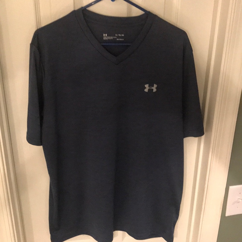 Under Armour V-Neck T-shirt SS Blue XL